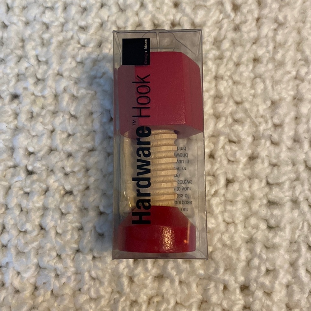 Design Ideas Decorative Hardware Hook Red